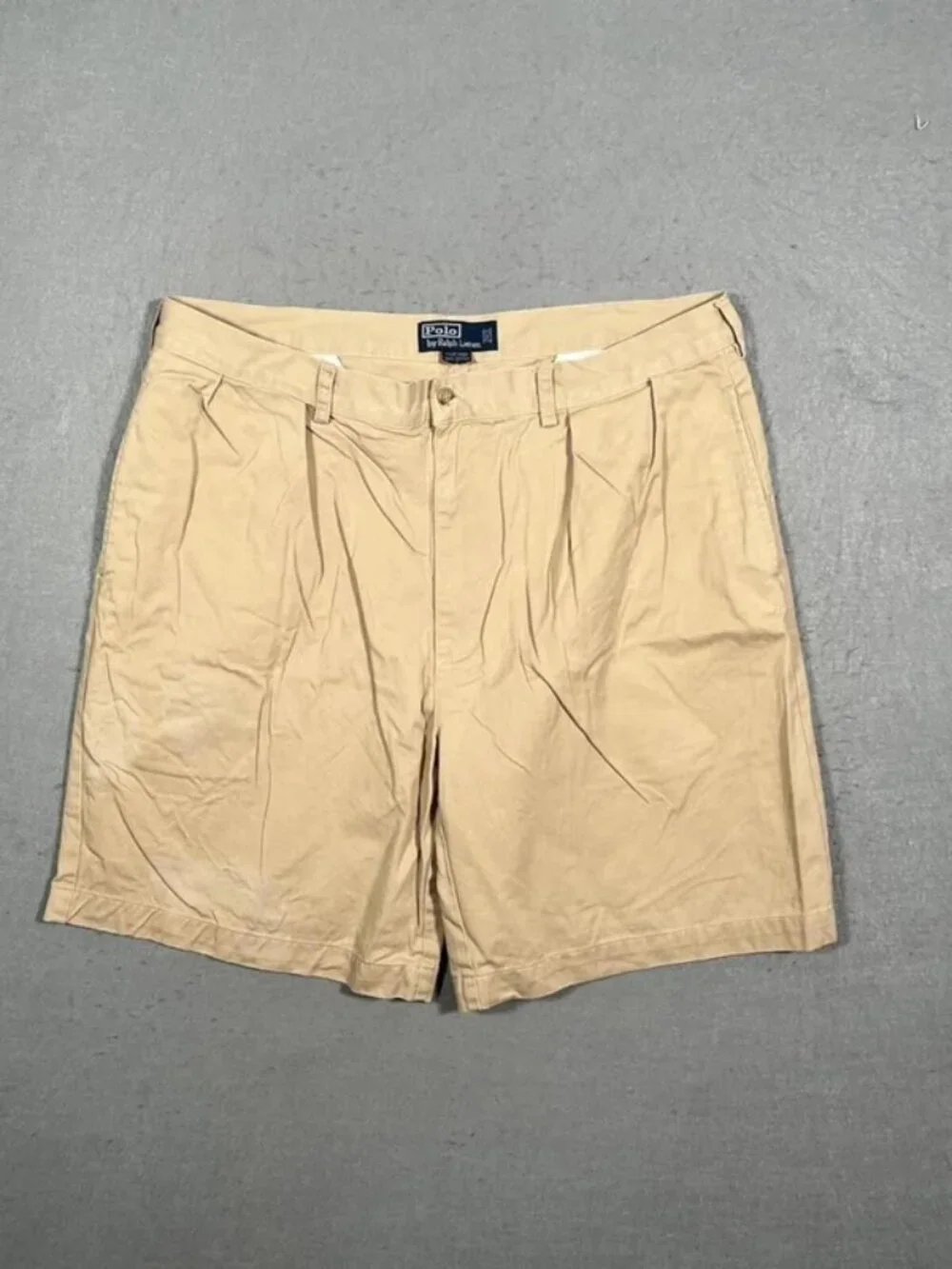 Polo Ralph Lauren Light Brown Chino Shorts W38 I9 Mens